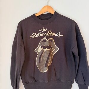 Abercrombie Kids Dark Gray Rolling Stones Sweatshirt